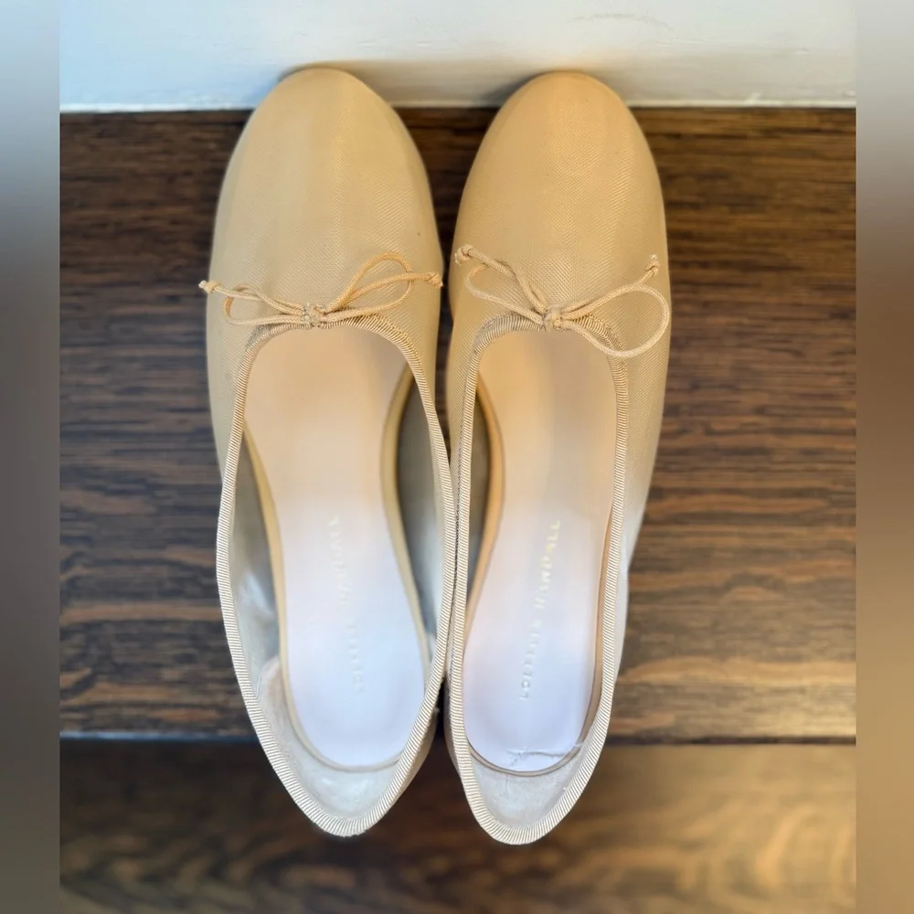 Loeffler Randall Landon Caramel Mesh Ballet Flat - Picture 6 of 11